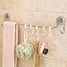 OUNONA S Shape Hooks Plastic Bathroom Clothes Towel Bag Hanging Hooks 10Pcs (White)