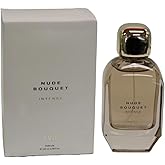 Zara Nude Bouquet Intense Women's Perfume Parfum 100ml (3.4 fl oz) Delicate Floral Bouquet with Bergamot, Peach, Iris & Vanilla Fresh, Elegant & Long-Lasting Scent