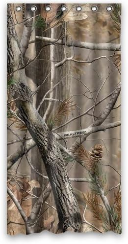 Amazon Co Jp カスタム自然リアルツリーシャワーカーテン36 X 72防水ポリエステル生地のシャワーカーテンby Natureシャワーカーテン 服 ファッション小物