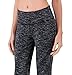Queenie Ke Women Power Flex Yoga Pants Workout Running Leggings - All Color Size XXL Color Black Grey Space Dye Long