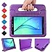 BMOUO Kids Case for Samsung Galaxy Tab E Lite 7.0 inch - Shockproof Case Light Weight Kids Case Super Protection Cover Handle Stand Case for Children for Samsung Galaxy Tab E Lite 7 Tablet - Purple
