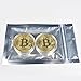 YaaNBit M1N1NG19 2PCs Gold Plated Bitcoins | HODL Cryptocurrency | Limited Edition BTC Crypto Coins Mining | Unique Gifts for Adults/Funny Gift