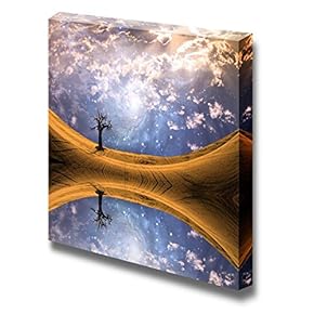 Canvas Prints Wall Art - Water and Peaceful Landscape | Modern Home Deoration/Wall Art Giclee Printing Wrapped Canvas Art Ready to Hang - 12" x 12"