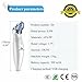 NEWFIAR X6 Blackhead Remover, Portable Blackheads Removal Tool, Comedo Suction, Pore and Blackhead Vacuum for Skin Care, Blu-ray Design and 5 Interchangeable Heads, USB Charging (Color: White)