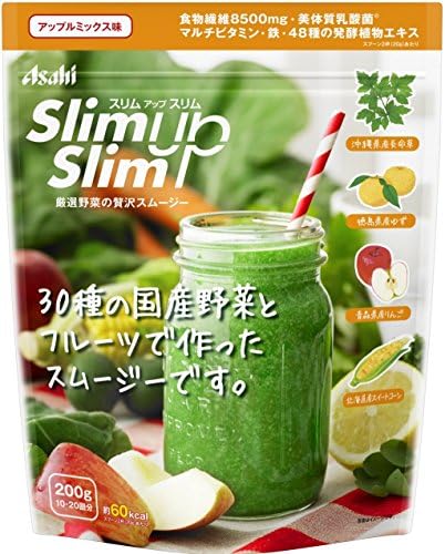 Asahi Japan Food Diet Slim up Slim Luxury smoothie 200g of Asahi Food &amp; Healthcare carefully selected vegetables