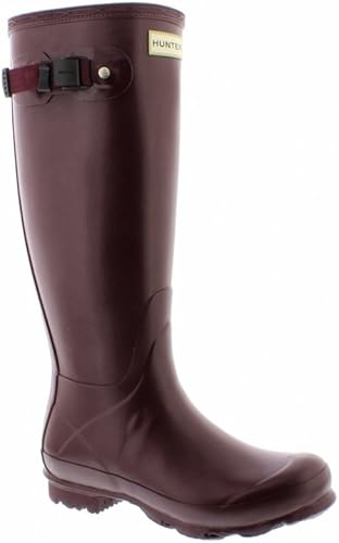 burgundy hunter wellies