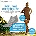 SoftBreath High Performance Running Socks, Grey - (Large - X-Large)