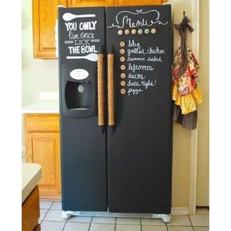 Adesivo Vinilico Preto Decorativo Envelopamento Moveis Geladeira Fogão Armario 5m x 50cm