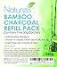 Bamboo Charcoal 5 Pack! Purify The Air, Eliminate Odors and Control Moisture | Naturally Freshen Smelly Areas Such as Closets, Cars, Shoes and Diaper Pails | Five 50g bags for 250g Total!
