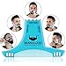 BEARDCLASS Beard Shaping Tool - 8 in 1 Comb Multi-liner Beard Shaper Template Comb Kit Transparent - Works with any Beard Razor Electric Trimmers or Clippers (Clear Blue)