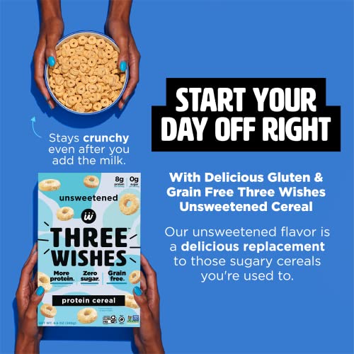 Protein and GlutenFree Breakfast Cereal by Three Wishes Unsweetened