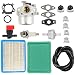 Harbot Carburetor Tune-up kit with Air Fuel Filter Line Shutoff Valve for Briggs& Stratton 794304 796707 799866 790845 799871 Craftsman Toro