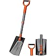 AstroAI 39 Inch Folding Snow Shovel, Snow Shovel for Car with Thickened Telescopic Aluminum Handle and Reinforced Iron Hinge,
