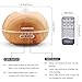 Essential Oil Diffuser, UBEGOOD 400ml Oil Diffuser with Remote, Ultrasonic Aromatherapy Diffuser with 4 Timer & 7 Color Lights, Waterless Auto-Off Humidifier for Bedroom Home - Yellow