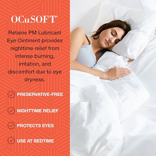 OCuSOFT Retaine PM Nighttime Ointment Lubricant Eye Ointment for