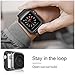 Compatible Apple Watch Case 44mm, Series 4 Series 5 Shock-Proof and Shatter-Resistant Protector Bumper iwatch Case(Black)