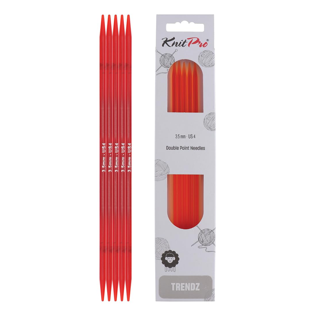 KnitPro Trendz Double Pointed Needles 6" (15cm) | 3.50mm
