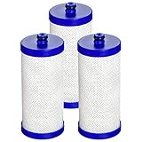 AQUACREST NSF 401, 53&42 Replacement Refrigerator Water Filter, Compatible with WF1CB, WFCB, RG100, NGRG2000, WF284, 9910, 469906, 469910 (Pack of 3)