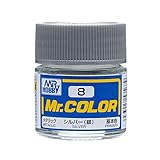 GSI Creos C8 Metallic Silver 10ml, GSI Mr. Color