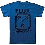 Back to the Future Flux Capacitor Turquoise Blue T-Shirt Tee