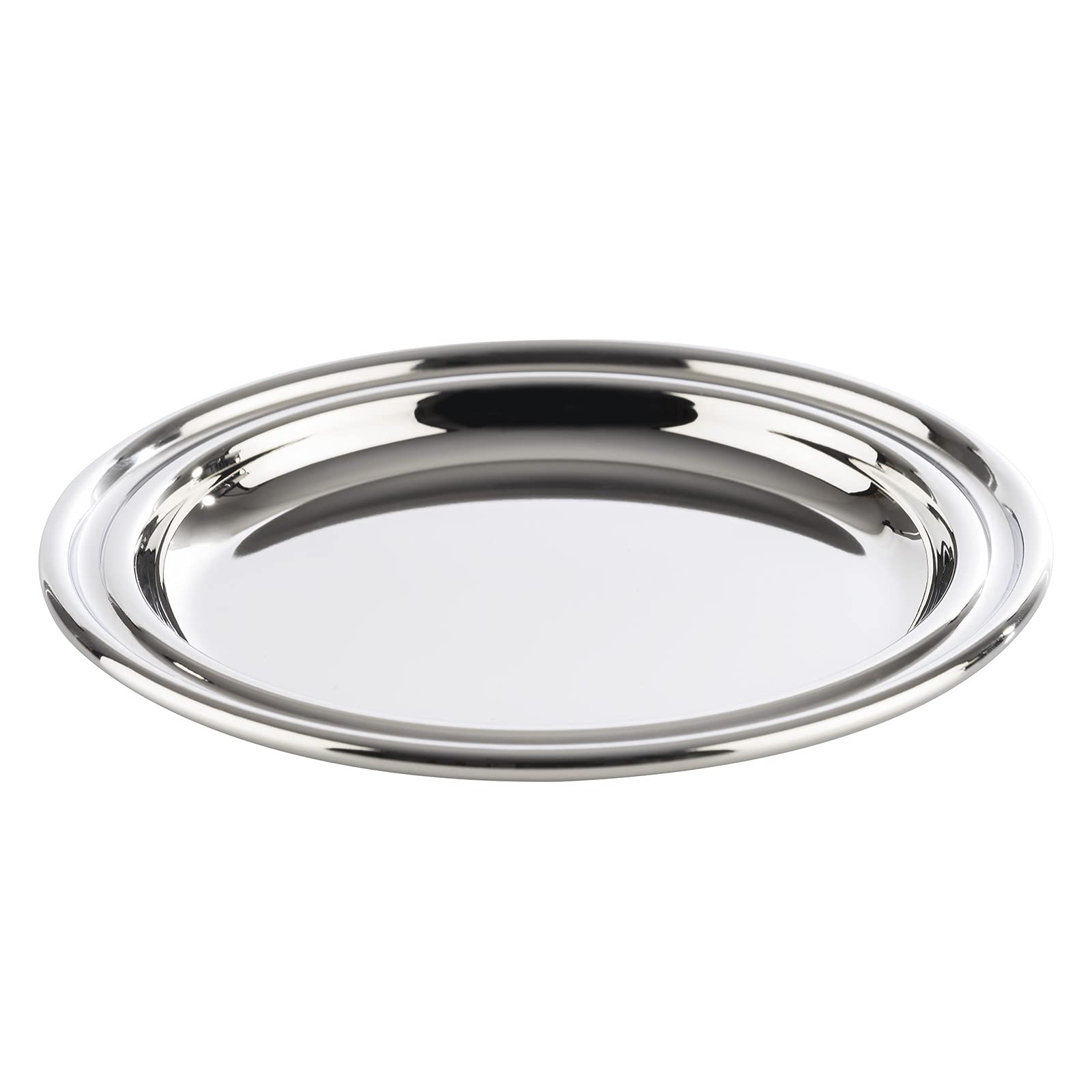 APS 35711 6 Support for glasses, Ø 10 cm, 18/8 stainless steel, highly polished, heavy version, edge rolled