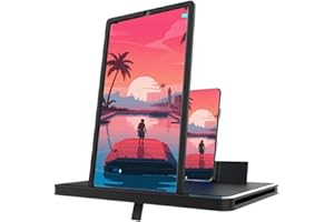 Screen Magnifier for Smartphone, 2026 New HD Screen 3D Magnifying Projector Screens Expanders for Movies, Videos, and Gaming,