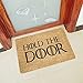 Pinji Funny Doormat Hold The Door Non-Slip Rubber Entrance Mat Floor Mat Rug Indoor/Outdoor/Front Door/Bathroom Mats Personalized 29.in(W) x 17.7in(L) 06