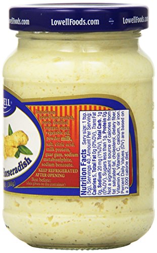Lowell Foods Extra Hot Horseradish, 7.0500-Ounce (Pack of 6)