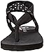 Skechers Cali Women's Meditation Studio Kick Slingback Flip Flop, Black Rhinestone, 7 M US