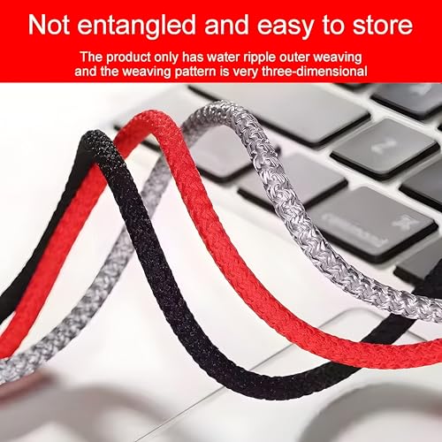 ✦ CIZMI USB-A To USB-C Home & Car Cable, Long 2 m | 15W 5V 3A Fast Charger | USB 2.0 480Mbps | Compatible with iPhone 17/16/15, Samsung Galaxy, Laptops, Cars, Chargers, PC & More| Grey, 2m, Braided