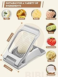 BIBURY Egg Slicer, Egg Cutter for Hard Boiled