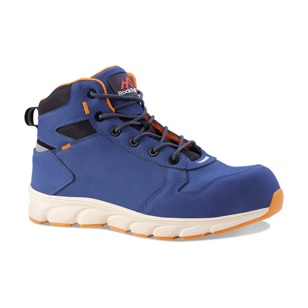 Rock Fall RF112 Michigan Lightweight Navy Safety Boot Size 8