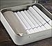 Large Square Metal Hinged Tins (12-Pack); 3.5 x 3.5 x .75 Inches, Silver Boxes for Mints, Candies, Favors, Game Pieces, Geocaching & More