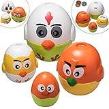 Prextex Easter Eggs Fun Stacking and Nesting Easter Eggs