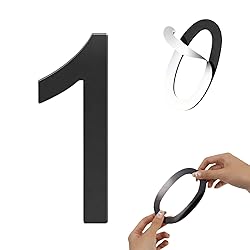 Habitable tree Self-adhesive House Numbers, Acrylic