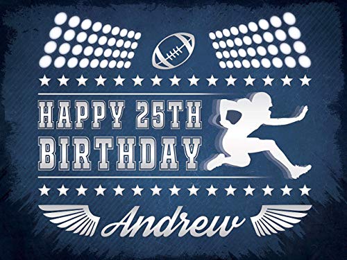 Amazon Com Football Sports Birthday Party Banner Sports Backdrop