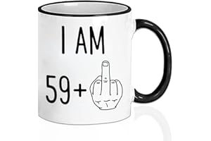 60th Birthday Gifts for Women Funny 60 Years Old Gift Coffee Mug 1962 60th Birthday Mugs for Women Men Anniversary Tea Cup fo