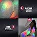 LED Scarf Light up Scarf Clothing for Women Men Kids Novelty Funny Gifts Christmas Scarf Costume for Christmas Party Birthday (White)