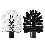 Brush Hero BH107 Replacement Brushes, Pair (White/Black)