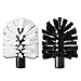 Brush Hero BH107 Replacement Brushes, Pair (White/Black) primary