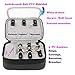 BUBM Watch Travel Jewelry Case Accessories Holder Organizer Storage Carrying Pouch Bag Black