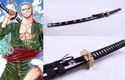 Dream2reality Cosplay One Piece Zoro Shuusui Replica Sword 1045 Medium Carbon Steel Full Handmade Full Tang Katana