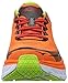 Hoka One One Mens Bondi 5 Running Shoe,  Red Orange/Gold - 10 D(M) US