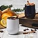 Maars Bev Stainless Steel Stemless Wine Glass Tumbler with Lid, Vacuum Insulated 12 oz Cup | Spill Proof, Travel Friendly, Classic Cocktail Drinkware - 2 Pack White