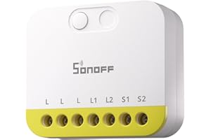 SONOFF MINI Duo-L Zigbee Smart Switch – No Neutral Wire, Zigbee 3.0, Dual Channel, Compact Design, Works with Alexa, Google H
