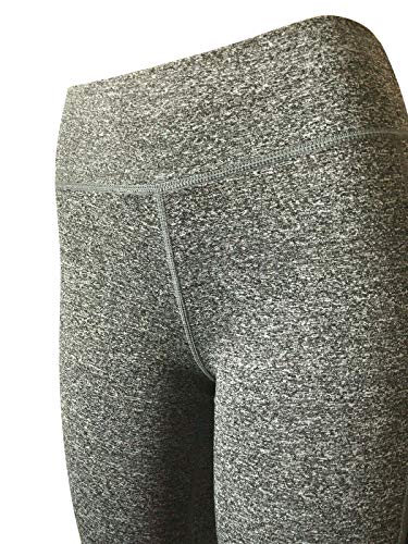 Women Gym Yoga Workout Activewear Set 2 Pieces Top+Leggings Set Sportswear (S/M = US 4-8, Mesh Blue/Grey)