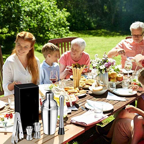 FAGavin Cocktailherstellung Set, Edelstahl, Muddler, Alkoholausgießer, Jigger, professionelle Barwerkzeuge – Bild 5