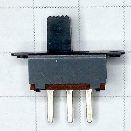 Techamazon 10 Pcs 3Pins 2 Positions On/OFF Mini Slide Switch -Slide Switches - Standerd Slide Switch