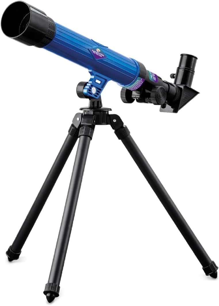 Toyrific Kids Telescope for Beginners, Portable Astronomy with Tripod, Ages 5+