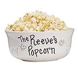Personalized Family Popcorn Bowl Ceramic